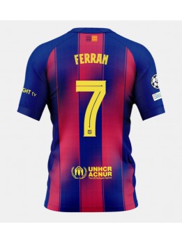 Barcelona Ferran Torres #7 Replika Hemmakläder 2025-26 Kortärmad